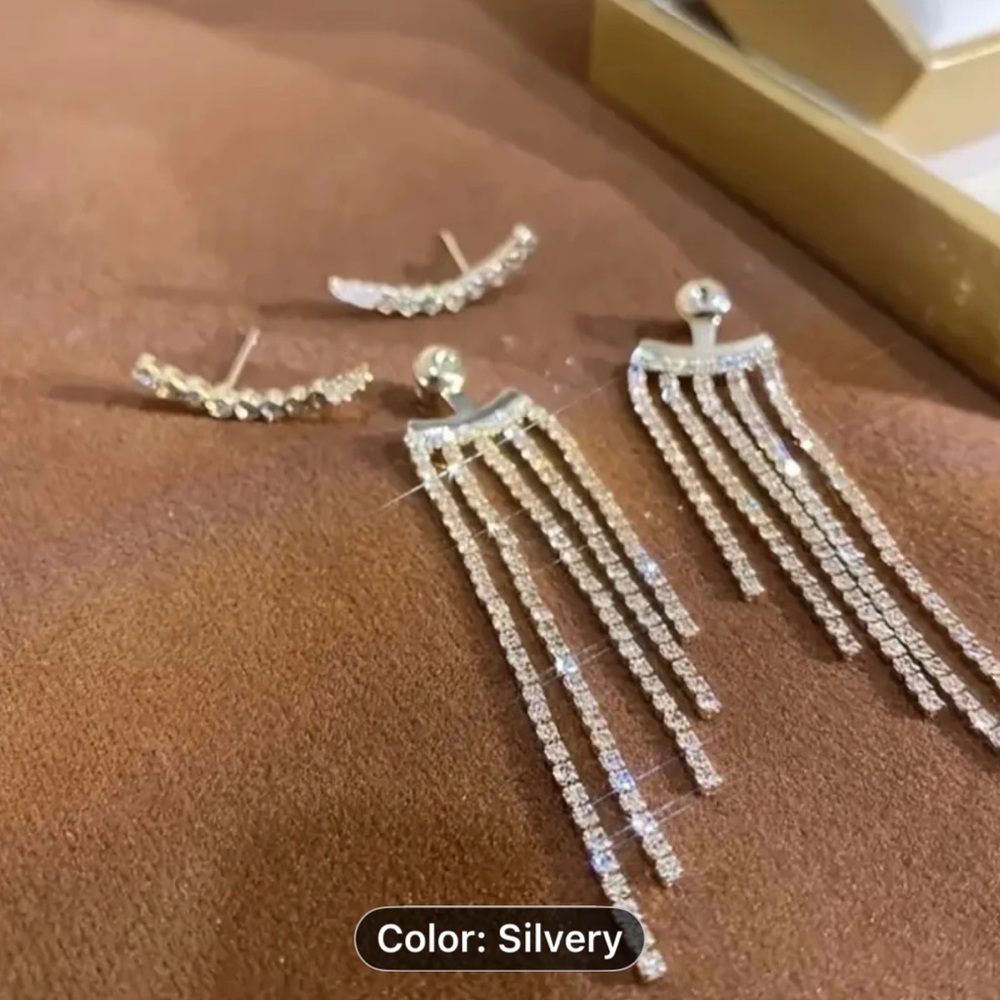 Elegant Silver Dangle Earrings